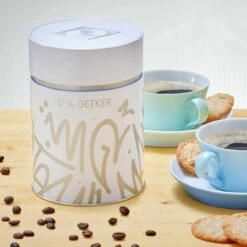 Dr. Oetker Aromadose "weiß-silber" -Backen Verkaufsgeschäft 112205 1 A Kaffeedose weiss 1500x1500 1280x1280
