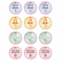 Dr. Oetker Gefüllte Dose "Ostern" -Backen Verkaufsgeschäft 132210 2 F Stickerbogen gesamt XtBD 1280x1280