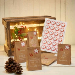 Dr. Oetker Set "Adventskalender Rot, 25-teilig" -Backen Verkaufsgeschäft 142209 Individuelles Adventskalender Set ohne Kekstute Mit Liebe gebacken 1500x1500 CmFx 1280x1280