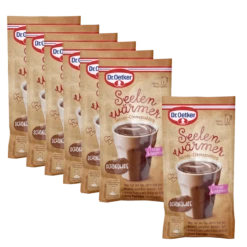 Dr. Oetker Seelenwärmer Tassen-Cremepudding Schokolade, 6er Pack + 1 Gratis