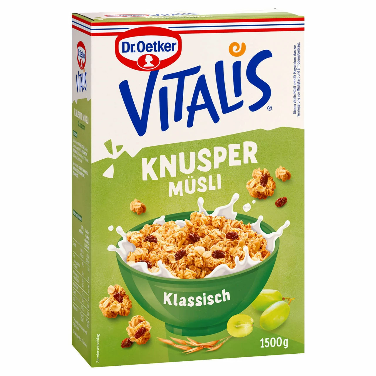 Dr. Oetker Vitalis Knuspermüsli Klassisch 1500g 3 Dr. Oetker Vitalis Knuspermüsli Klassisch 1500g