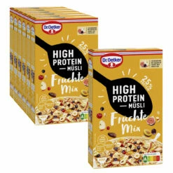 Dr. Oetker High Protein Müsli Früchte Mix, 6er Pack + 1 Gratis