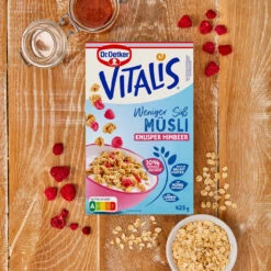 Dr. Oetker Vitalis Weniger Süß Knusper Himbeer
