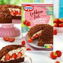 Dr. Oetker Erdbeer Zeit Maulwurf Kuchen