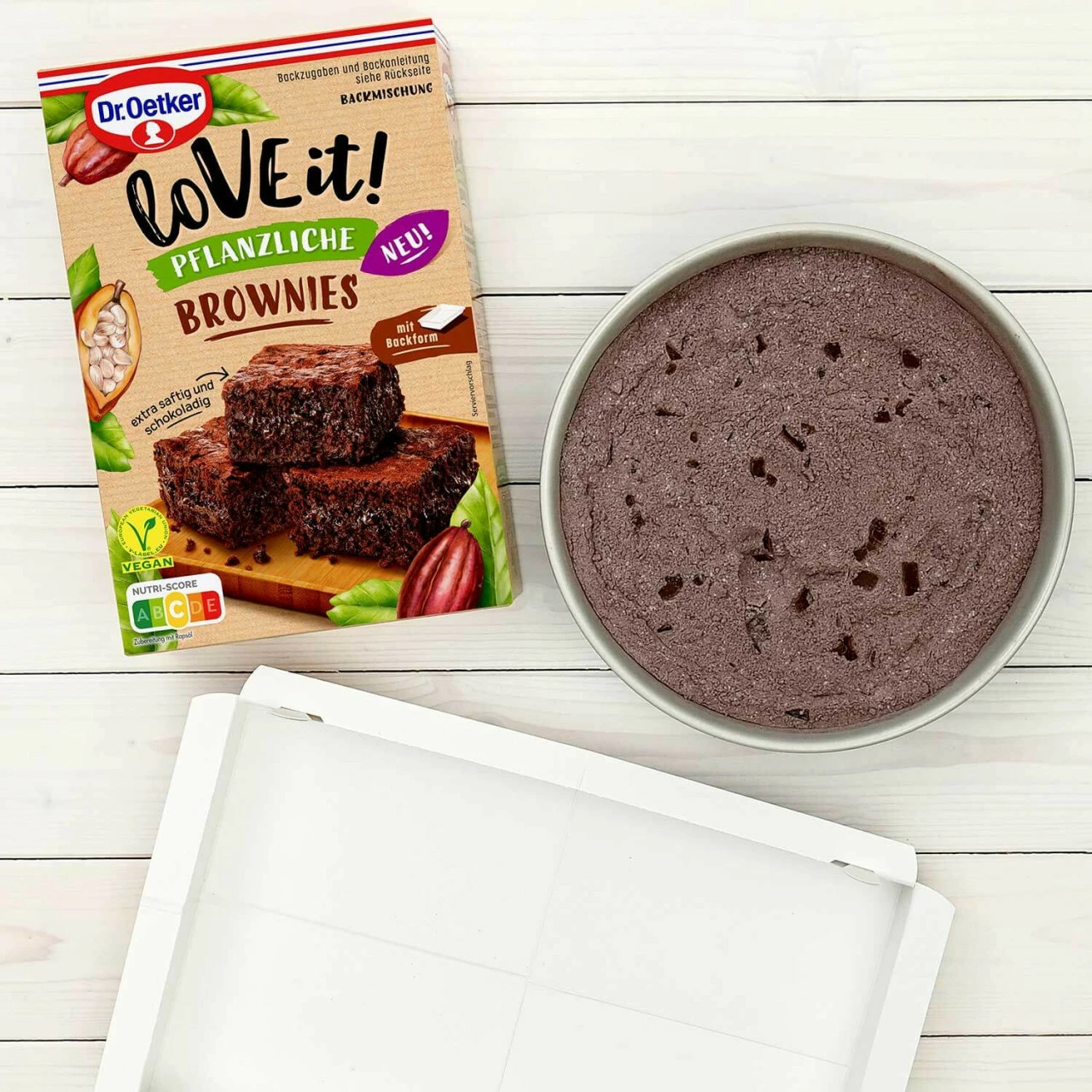 Dr. Oetker LoVE It! Pflanzliche Brownies 4 Dr. Oetker LoVE It! Pflanzliche Brownies – Bild 2