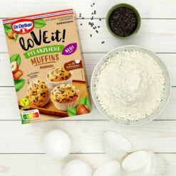 Dr. Oetker LoVE It! Pflanzliche Muffins