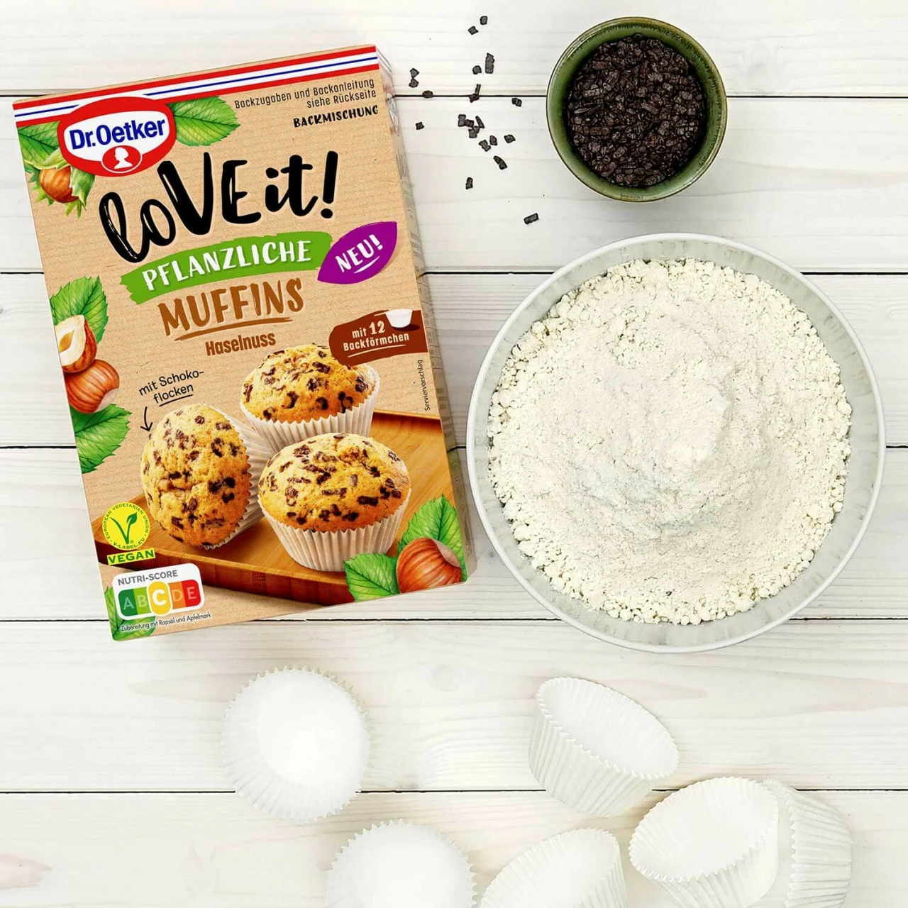 Dr. Oetker LoVE It! Pflanzliche Muffins 3 Dr. Oetker LoVE It! Pflanzliche Muffins