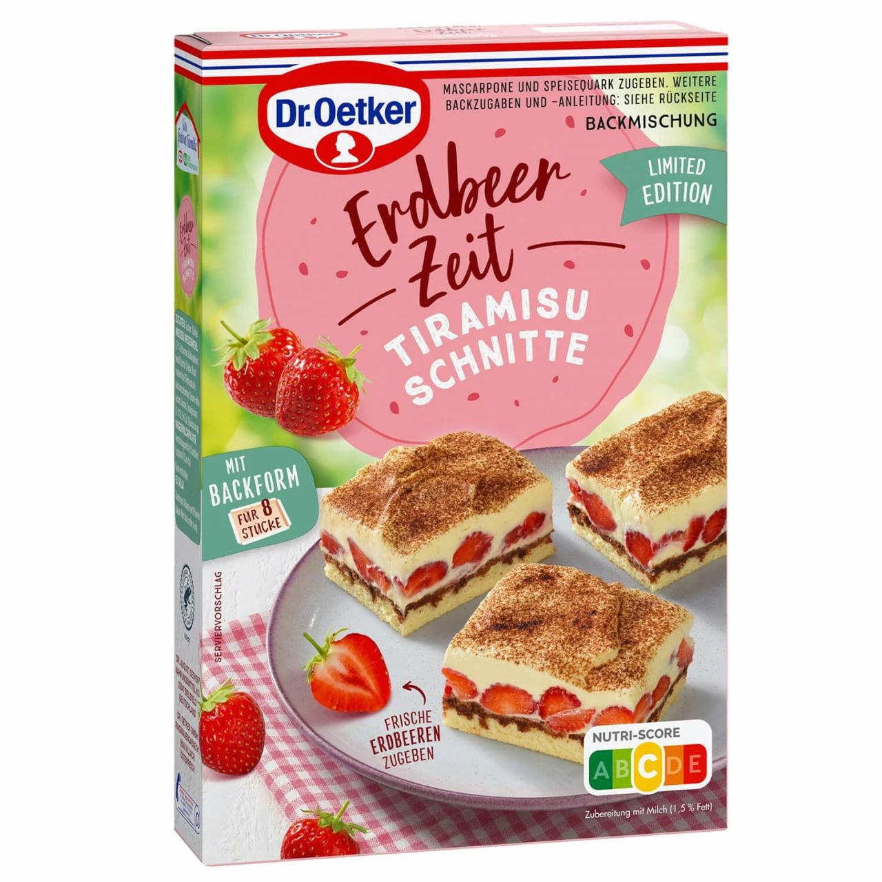Dr. Oetker Erdbeer Zeit Tiramisu Schnitte 4 Dr. Oetker Erdbeer Zeit Tiramisu Schnitte – Bild 2