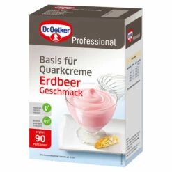 Dr. Oetker Basis Für Quarkcreme Erdbeer-Geschmack -Backen Verkaufsgeschäft F 1 39 208211 Basis fuer Quarkcr Erdb 1500x1500 jpg 1280x1280