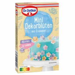Dr. Oetker Gefüllte Keksdose "Osterglück" -Backen Verkaufsgeschäft F 101527300 Mini Dekorblueten 1500x1500 jpg 1280x1280