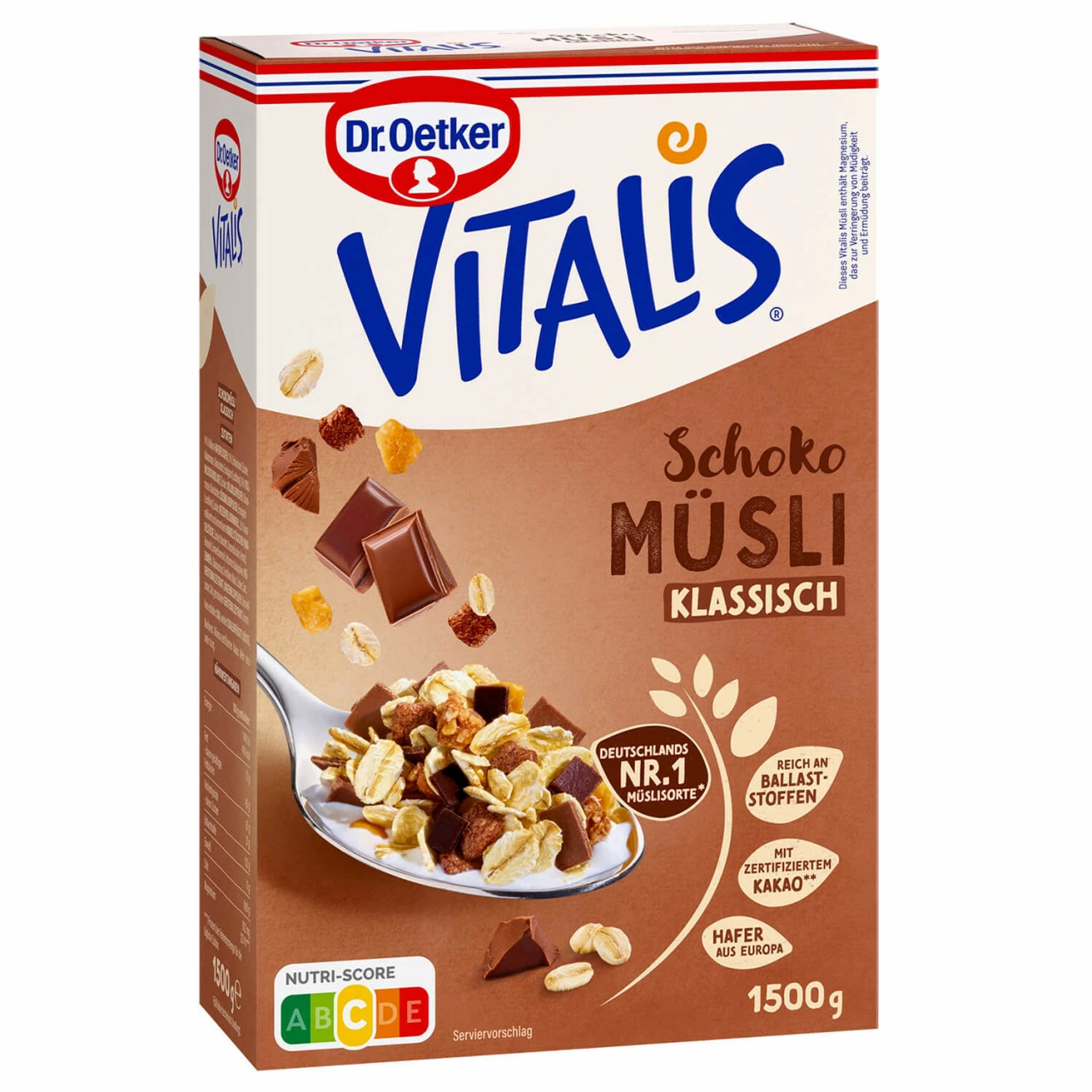 Dr. Oetker Vitalis Schokomüsli Klassisch 1,5 Kg 3 Dr. Oetker Vitalis Schokomüsli Klassisch 1,5 Kg