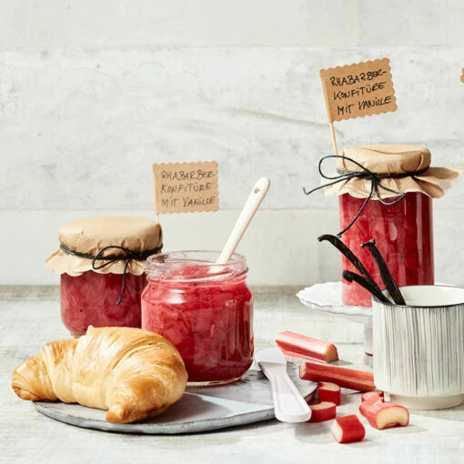 Dr. Oetker Bourbon Vanilleschote -Backen Verkaufsgeschäft R 101121900 Rhabarber Konfituere mit Vanille 1500x1500 jpg 1280x1280